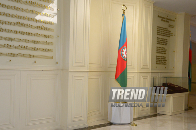 Museum of the National Flag. Azerbaijan, Nov.09, 2015 
